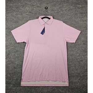B Draddy Sport Polo Men's Size Medium Captain Cool UPF Stretch Confession